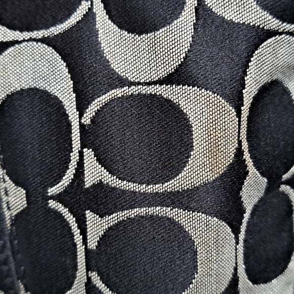 Coach Black and Gray Hobo Purse - Picture 3 of 4